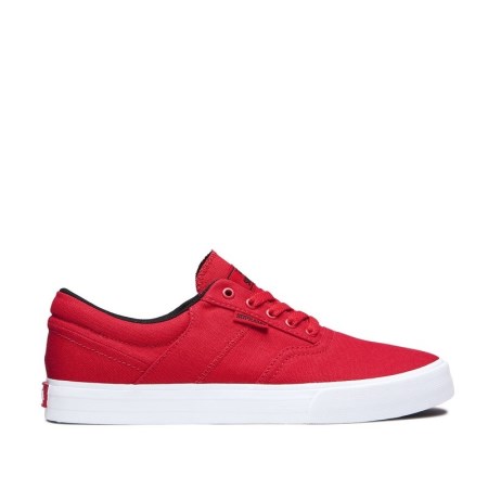 Supra Cobalt Mens Low Tops Shoes Red UK 40AGY